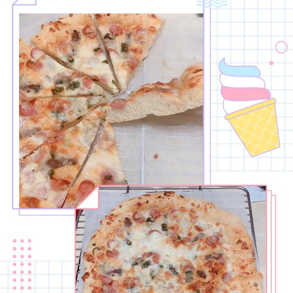 美式鬆厚Q披薩餅皮＆日式美乃滋口味 : Ching  Yun一起做