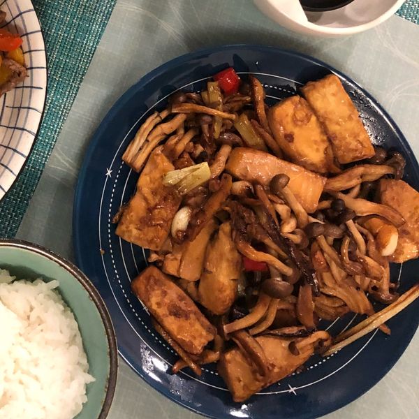 蔥燒豆腐 漂亮又入味的秘訣 : Teyi Wang一起做