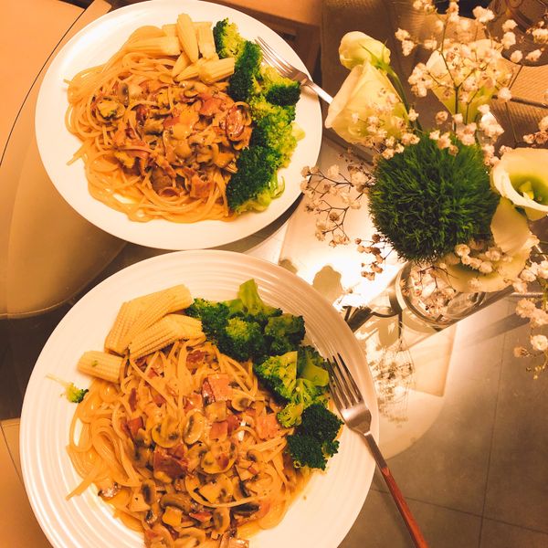 義式培根蛋黃麵（Carbonara）：Riseswallow 一起做