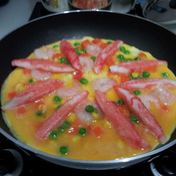 Mimi♥海鮮蛋餅：Ting Wong 一起做