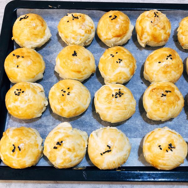 金色色蛋黃酥(烏豆沙) : 黃惠惠一起做