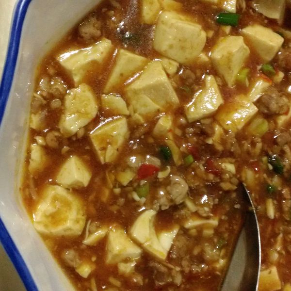 麻婆豆腐 : 侯一路一起做