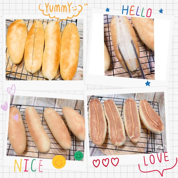 熱狗麵包（低溫發酵法） : Ching  Yun一起做