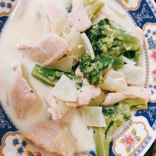 奶燉雞胸肉【高蛋白減肥餐】(影片):韓 一起做