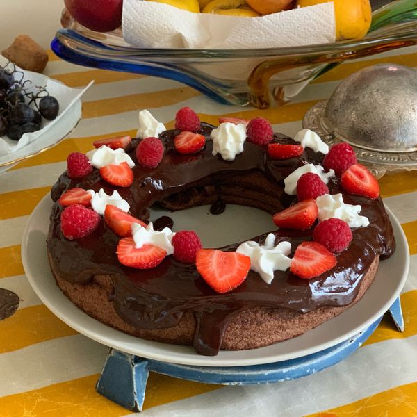 燙麵Q潤巧克力戚風 : YUKIMENA 🐷一起做