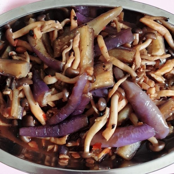 開胃!魚香菇菇燒茄子~【好菇道營養料理】 : 施雅純一起做