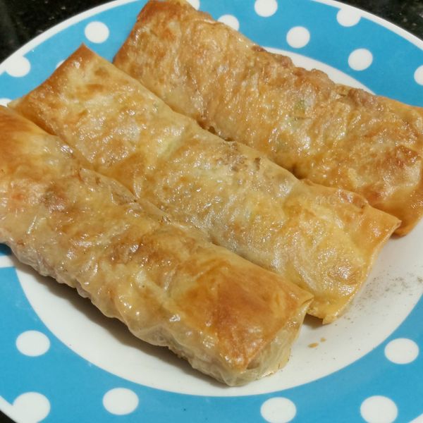 千張蝦捲 : 親暱一起做