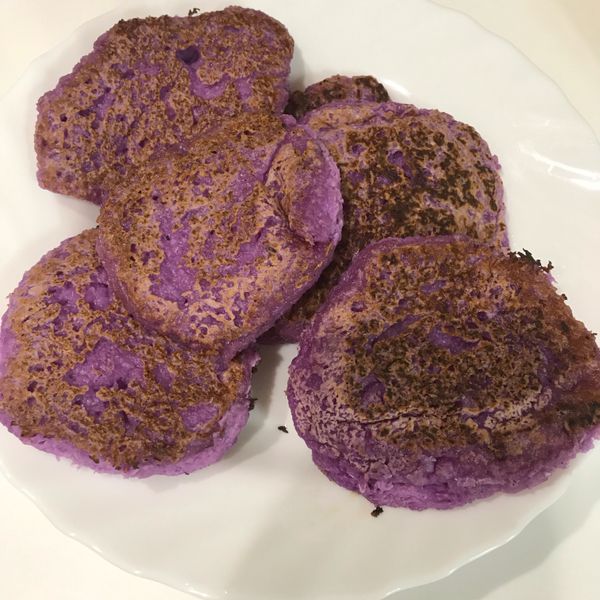 山藥煎餅 : AH一起做