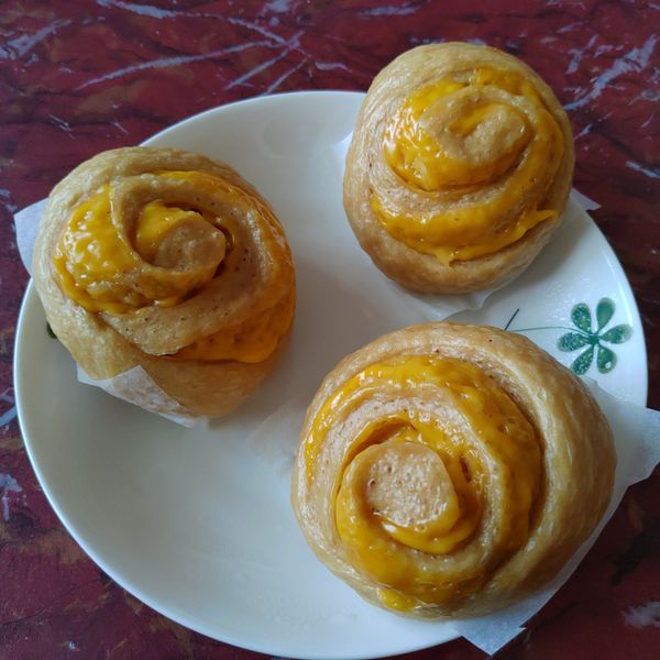 👩‍🍳爆漿起士鮮奶饅頭 : May Tsai一起做