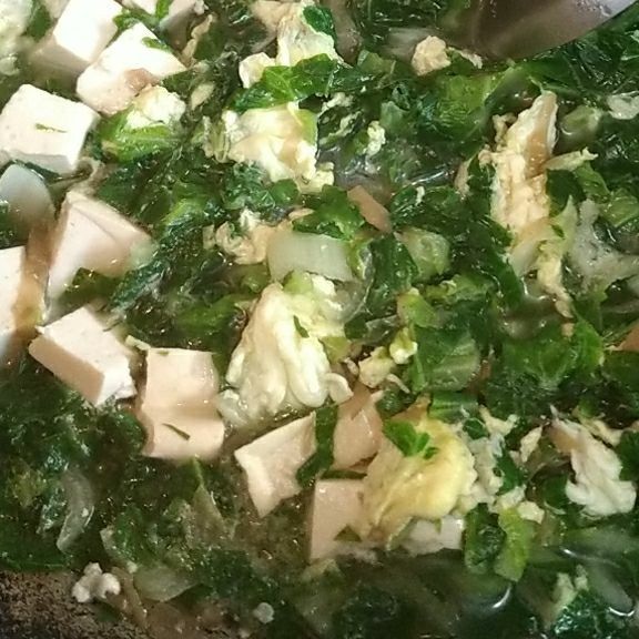 青菜豆腐湯（冬菜版） : grace一起做