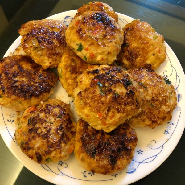 雞肉豆腐餅/排～減肥好料理：章魚燒 一起做