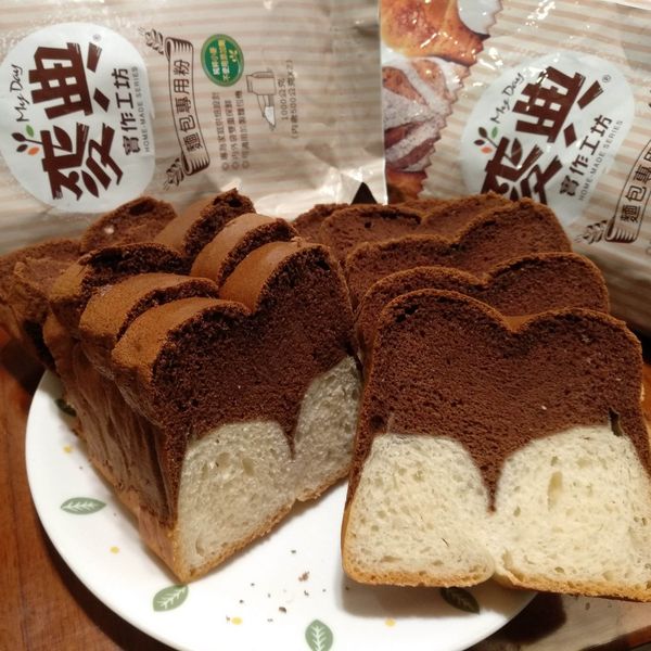 巧克力蛋糕吐司【麥典實作工坊麵包專用粉】 : Ling 一起做