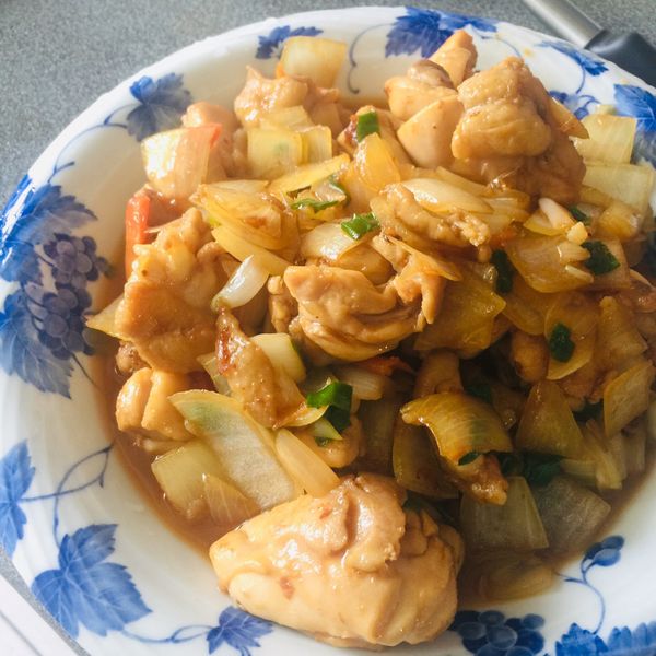 蔥燒雞腿-手繪食譜 : Mei Chen一起做