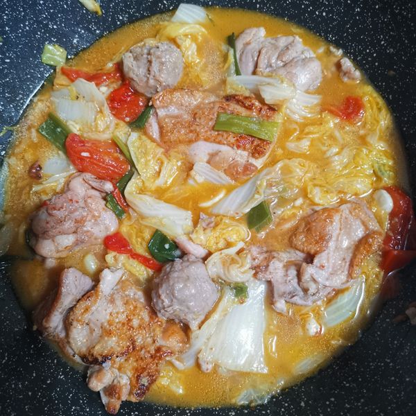 番茄雞肉燉白菜 : 鄭宣菲一起做