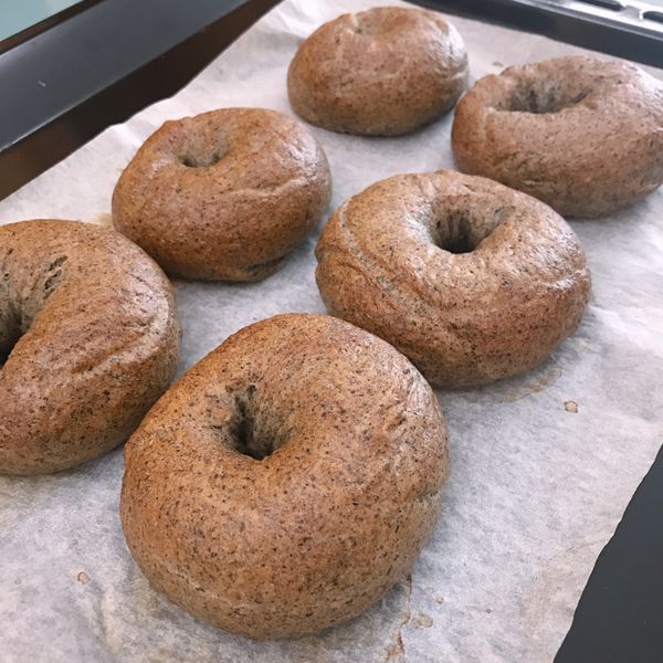 黑芝麻貝果 : Shan Shan Cheung一起做