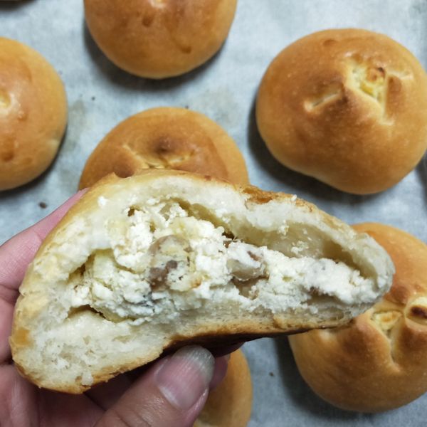 核桃奶油乳酪麵包（低溫冷藏發酵） : Fiona一起做