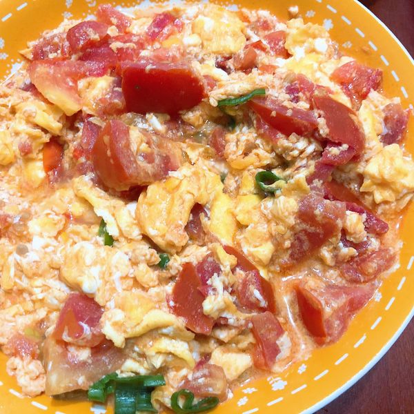 蕃茄炒嫩蛋-口感滑順軟嫩 : YuanRu Wang一起做