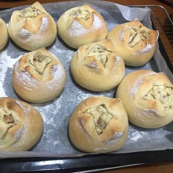 核桃奶油乳酪麵包（低溫冷藏發酵） : Hsiang  Ho一起做