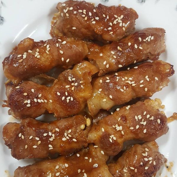 照燒金針菇肉捲:Grace Chi 一起做