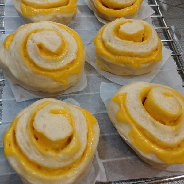 👩‍🍳爆漿起士鮮奶饅頭 : Felicia Lee一起做