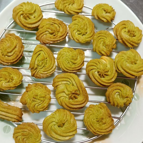 抹茶曲奇餅 : Doris Chung一起做