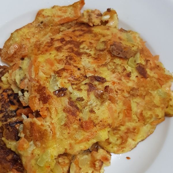 瓠瓜煎餅：賴依秀 一起做