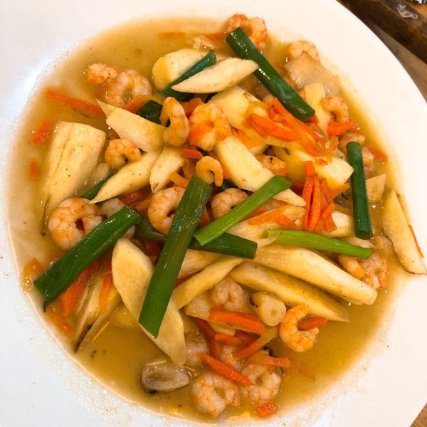 茭白筍蝦仁 : 彭迷迷一起做