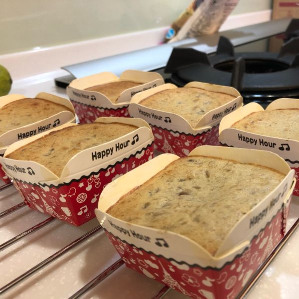 香蕉蛋糕：賴姵妤 一起做