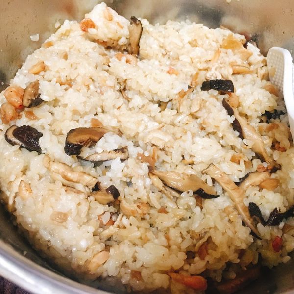 香菇油飯。電鍋版 : 星媽小食堂一起做