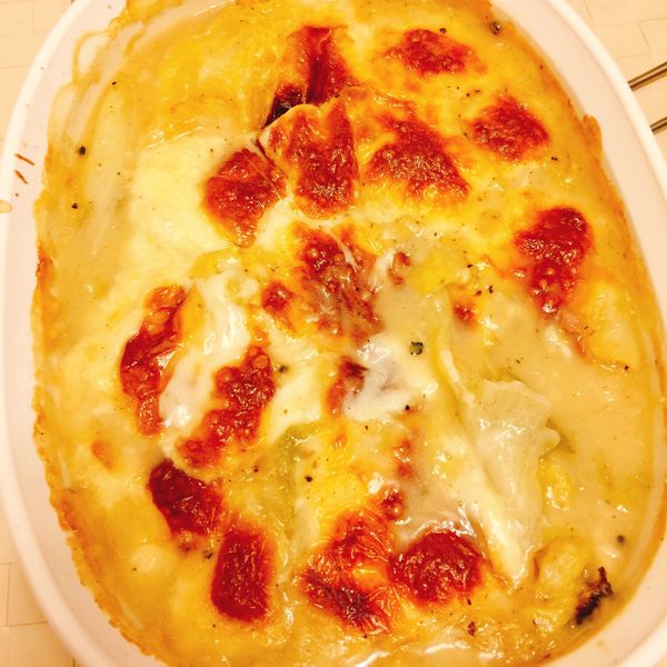 焗烤奶油白菜：天氣晴 一起做