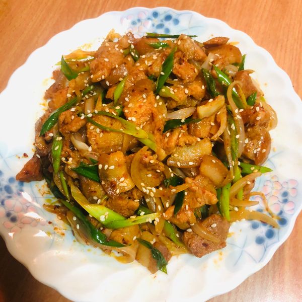 韓式辣炒五花肉：Eva Shen 一起做