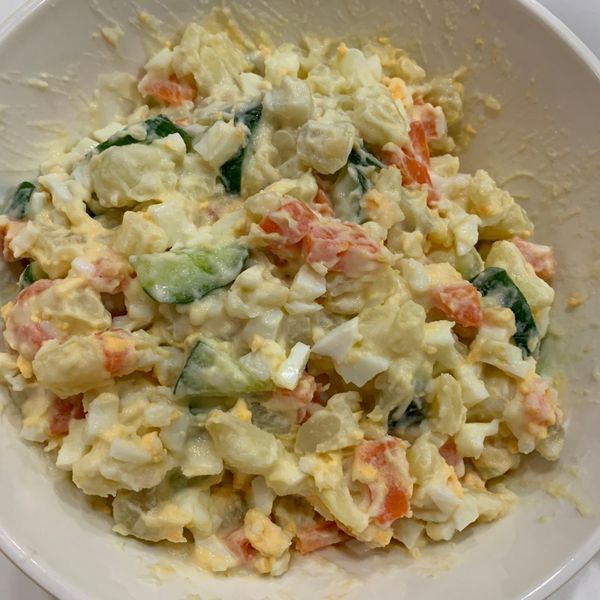 馬鈴薯沙拉：玉真 一起做