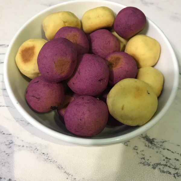 地瓜麻糬球 : 巧巧♥一起做