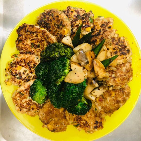 雞肉豆腐餅/排～減肥好料理：蔡雯雅 一起做