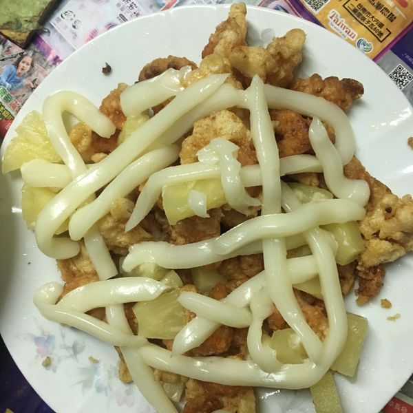 簡易阿基師版之鳳梨蝦球：于雯 一起做