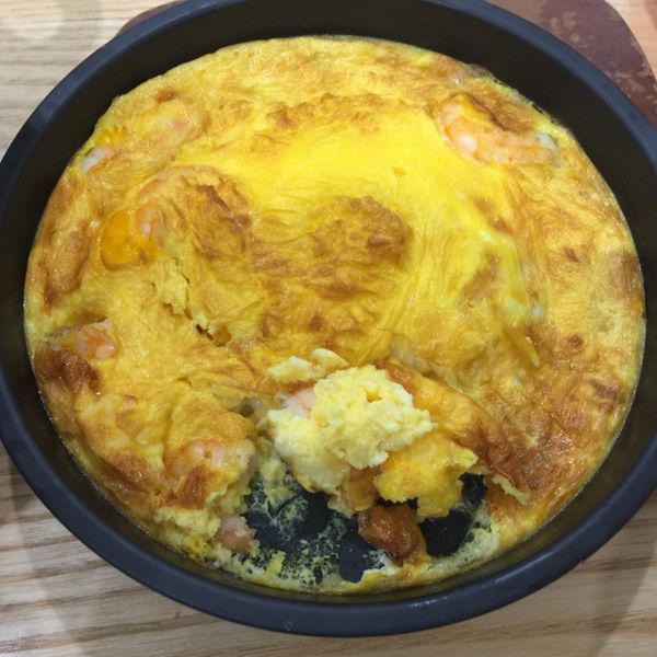 低醣生酮·蝦仁起司烘蛋☀️飛利浦氣炸鍋：Chantal Cheng 一起做