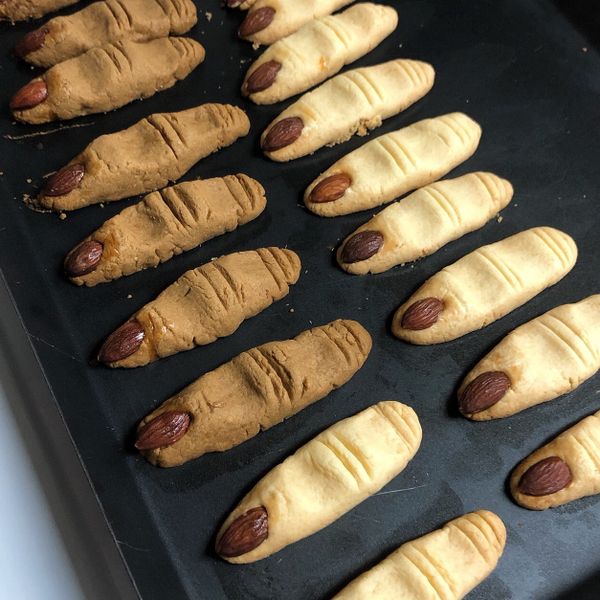 [Witi✿Kitchen]巫婆手指餅 Halloween 萬聖節餅乾  : weiwei一起做