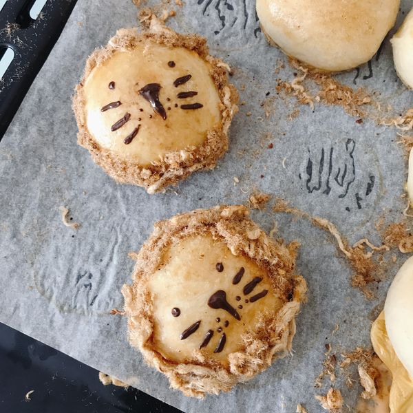 肉鬆起司獅子麵包 : Shan Shan Cheung一起做