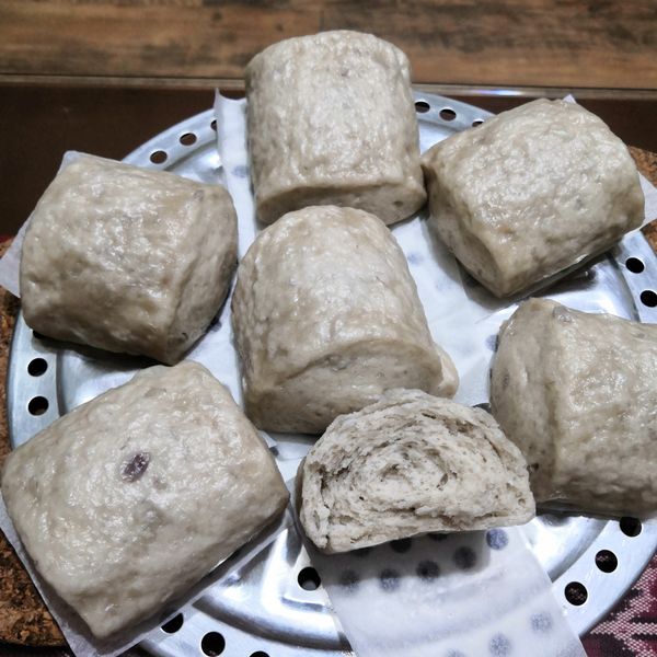 純天然的芋頭饅頭:Rita 一起做