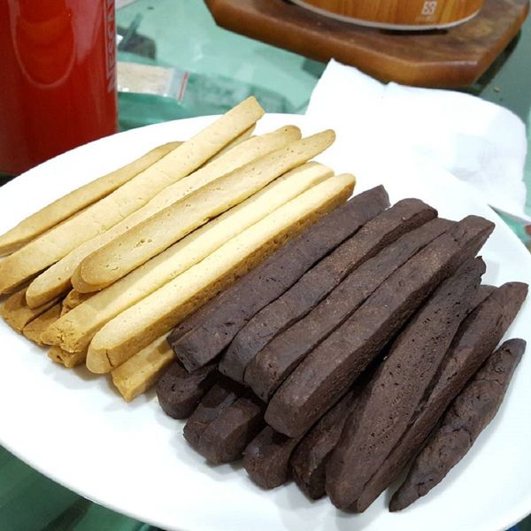 原味&咖啡牛奶棒：モンモン 一起做