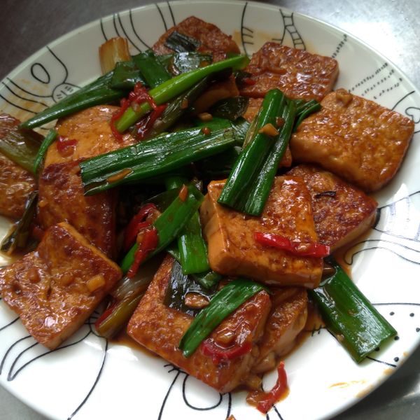 蔥燒豆腐 : Wen Yi Su一起做