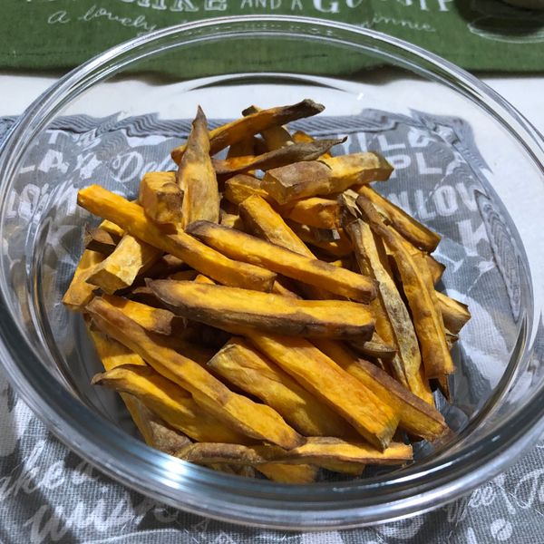 氣炸鍋之地瓜薯條 : Wei Ting Chang一起做