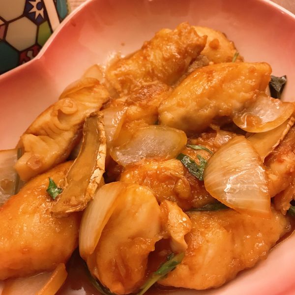 塔香鯛魚片 : 張笑笑一起做