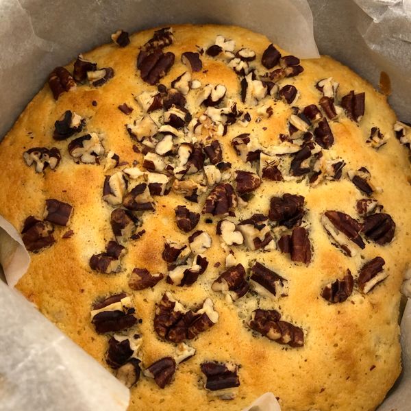 香蕉核桃磅蛋糕（清冰箱點心） : Michelle一起做