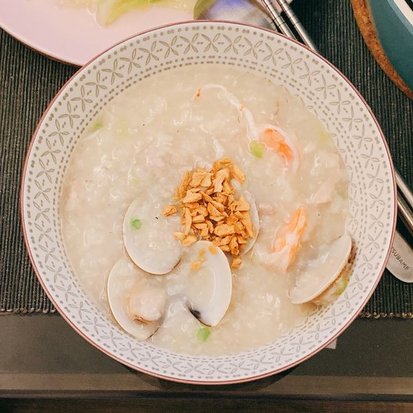 給家人的_暖心海鮮粥 : 實習人妻一起做