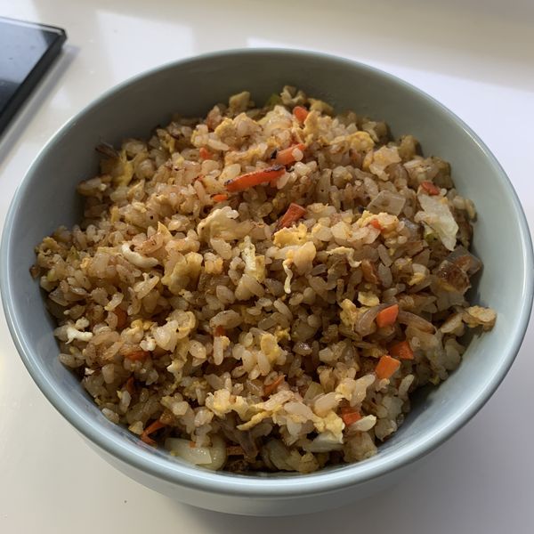 洋蔥蛋炒飯 : Natalie Hsiao一起做