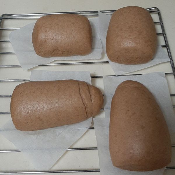 老麵黑糖全麥饅頭:Samantha 一起做