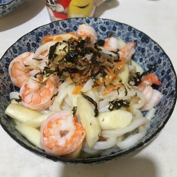 茭白筍蝦仁 : 我只是個學習者一起做