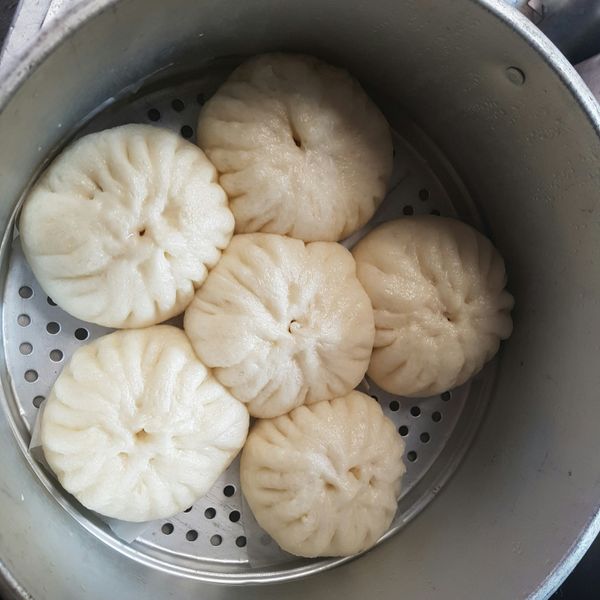 高麗菜鮮肉包：黃芮蓁 一起做