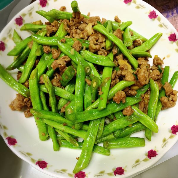 [脆炒四季豆肉末]簡易家常菜：王小琦 一起做